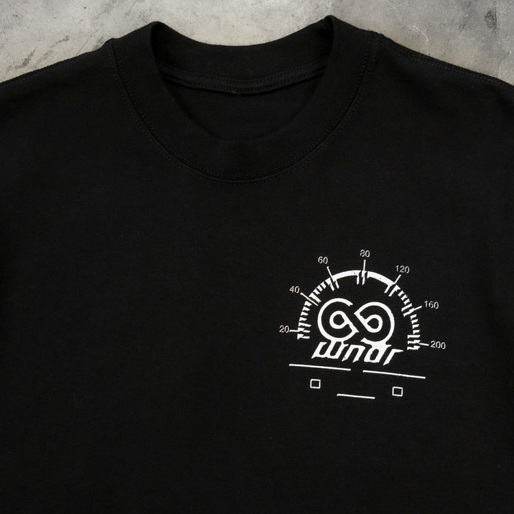 WHEEL TEE BLACK