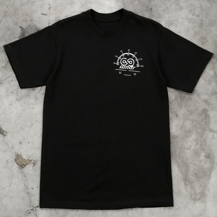 WHEEL TEE BLACK