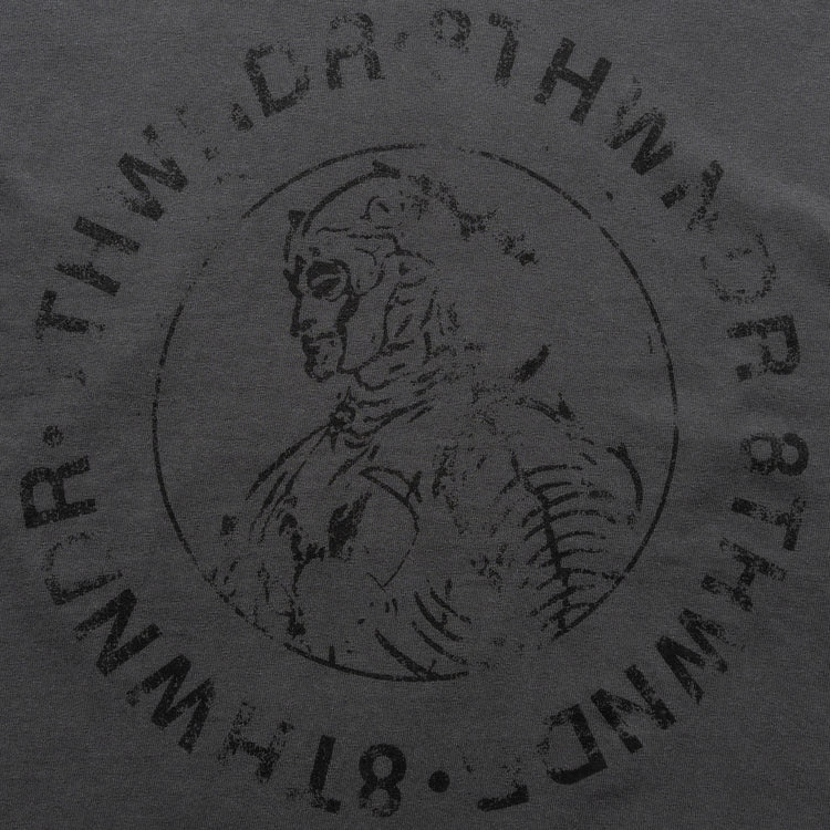 SKELETON KNIGHT TEE VINTAGE BLACK