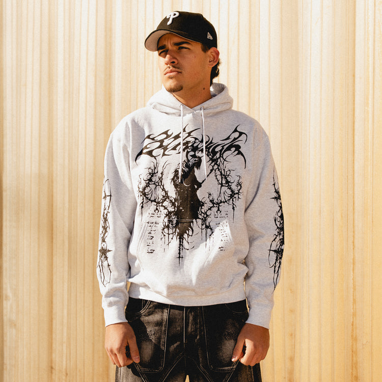 SCRIPTURE REAPER HOODIE GREY