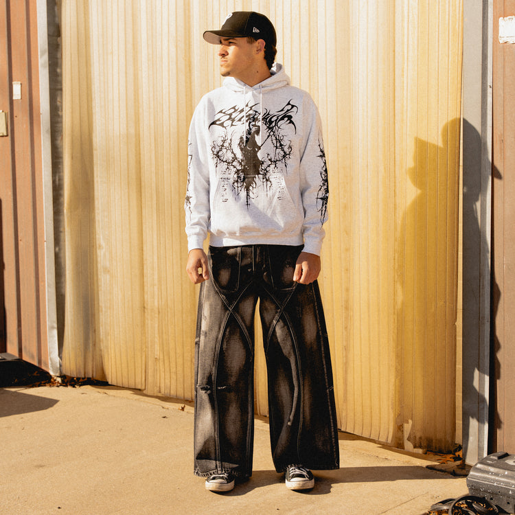 SCRIPTURE REAPER HOODIE GREY