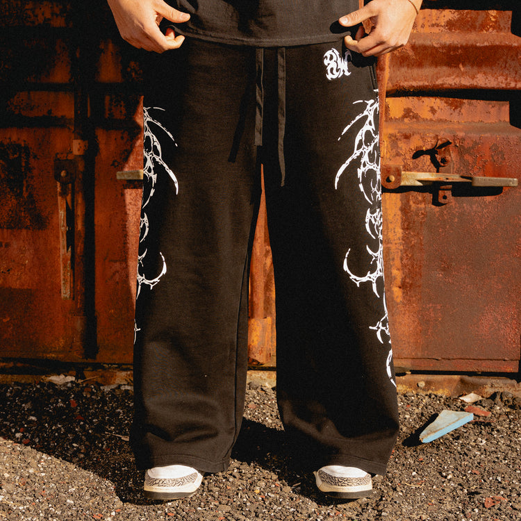 SIGIL BAGGY SWEATPANTS BLACK