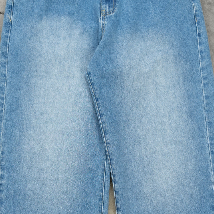 8W SPIKE BAT BAGGY JEANS BLUE