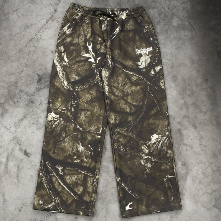 DARK CAMO BAGGY SWEATPANTS