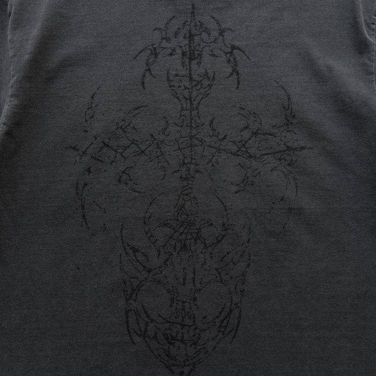 WEB CROSS TEE VINTAGE BLACK