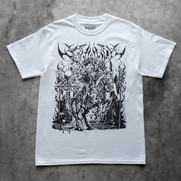 UNDEAD KNIGHT TEE WHITE - Second Image