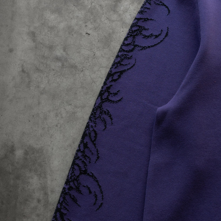 TRIBAL KNITTED SWEATER PURPLE