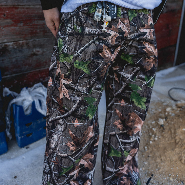 8W FOREST CAMO BAGGY JEANS