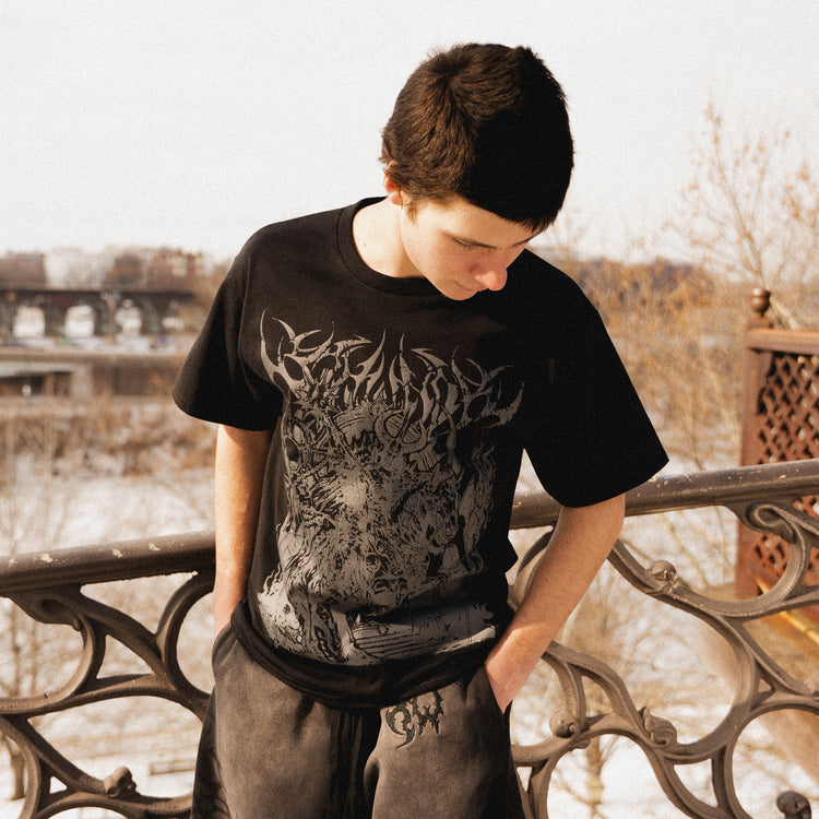 UNDEAD KNIGHT TEE BLACK