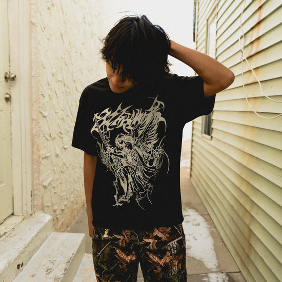 SIGIL ANGEL TEE BLACK