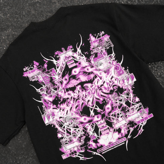 CYBERHEAVEN V6 TEE BLACK