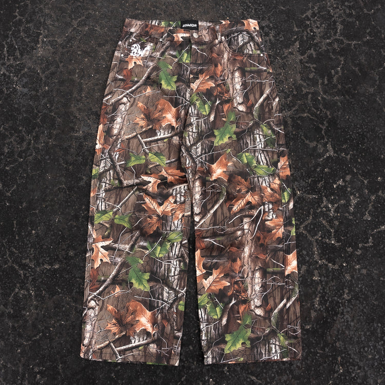 8W FOREST CAMO BAGGY JEANS