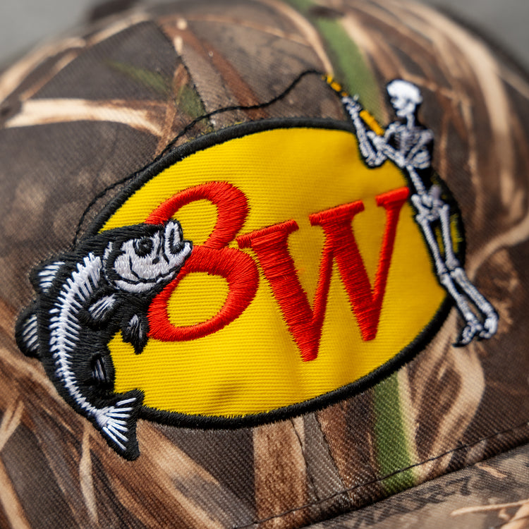 8W FISHING TRUCKER HAT CAMO