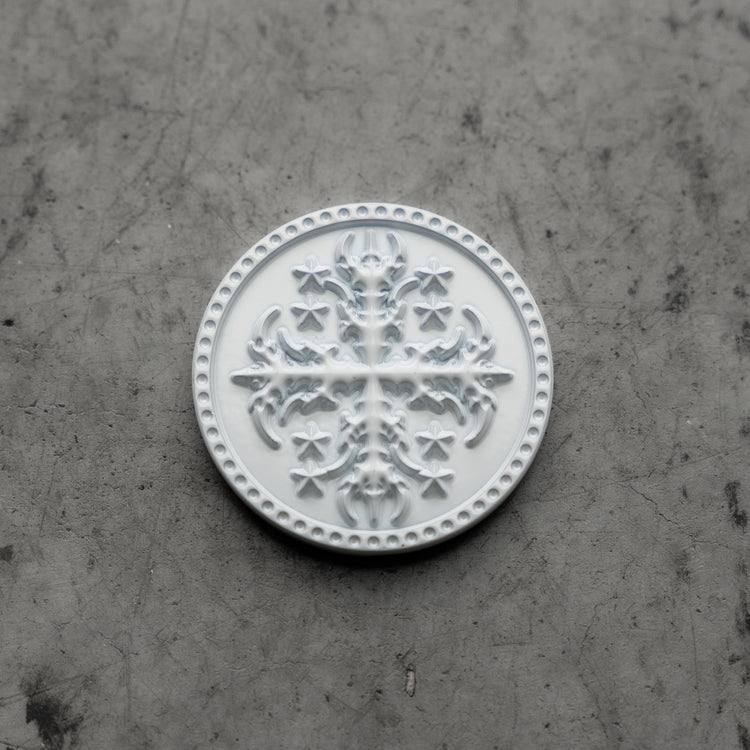 8W COIN WHITE