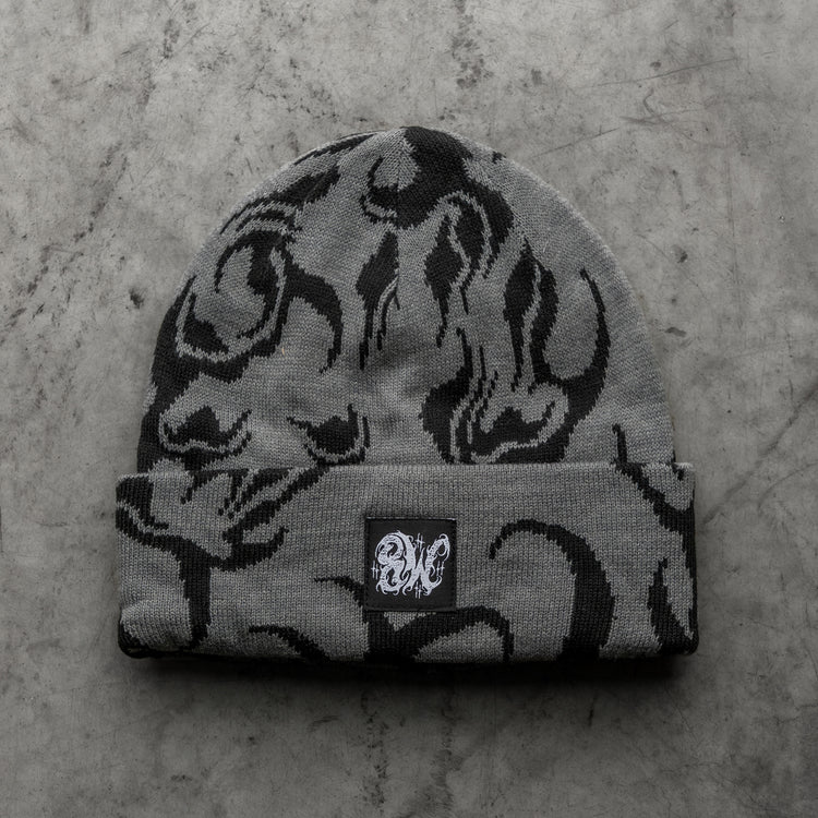 FLAME BEANIE GREY