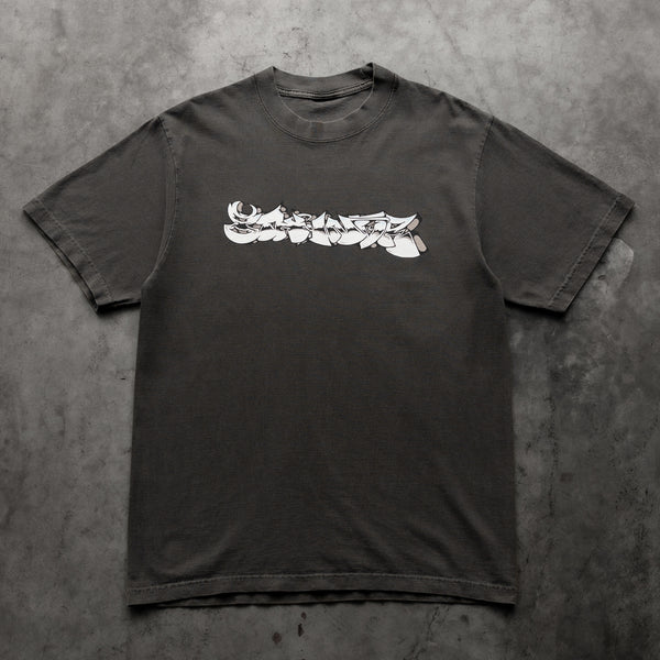 GRAFFITI TEE VINTAGE BLACK - Second Image