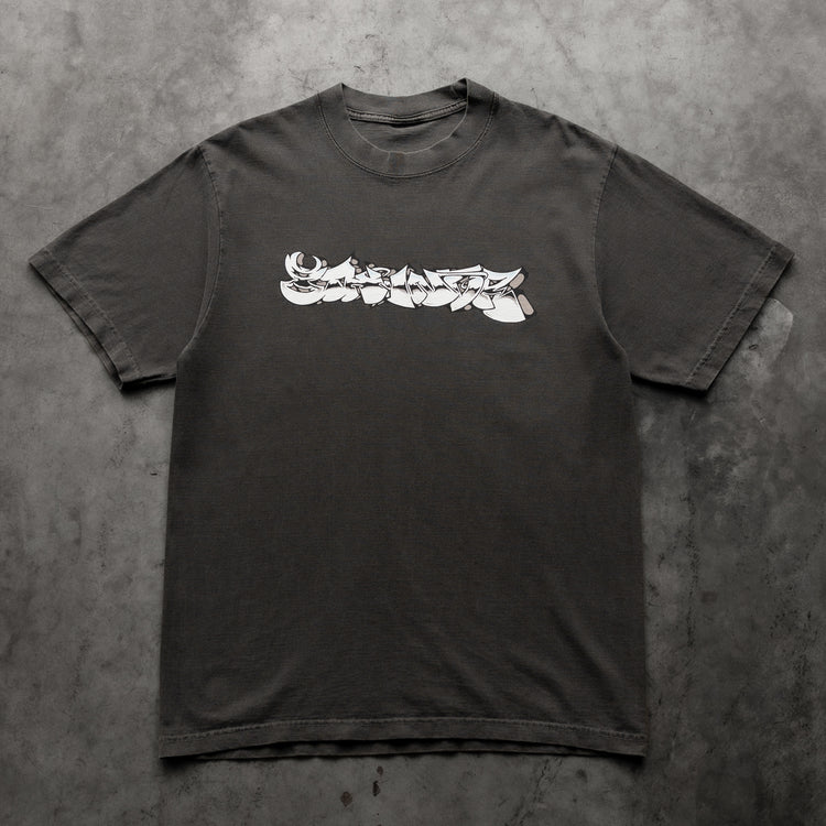 GRAFFITI TEE VINTAGE BLACK