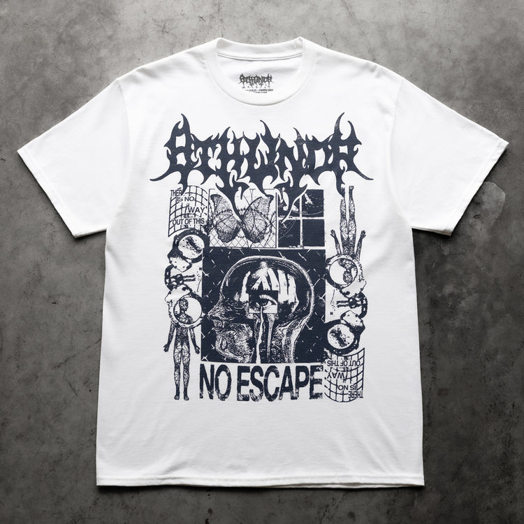 NO ESCAPE TEE WHITE