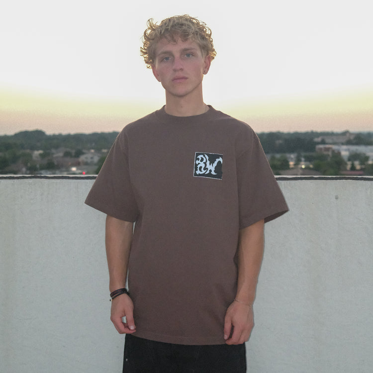 MIRROR TEE MOCHA