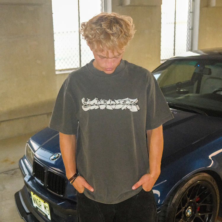 GRAFFITI TEE VINTAGE BLACK