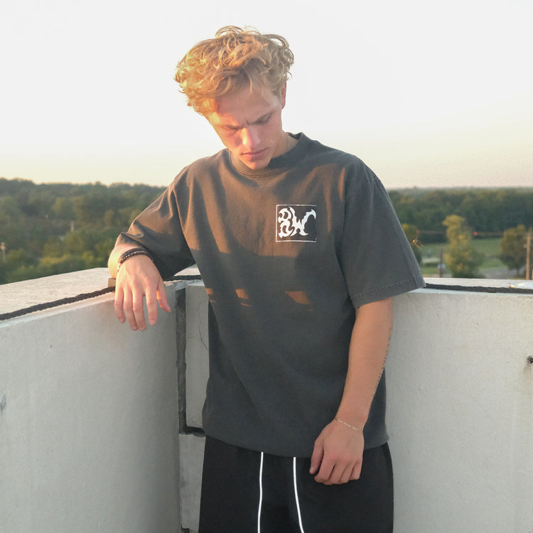 MIRROR TEE VINTAGE BLACK