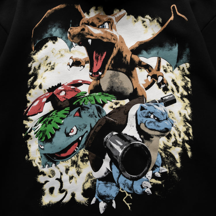 KANTO HOODIE BLACK BLACK