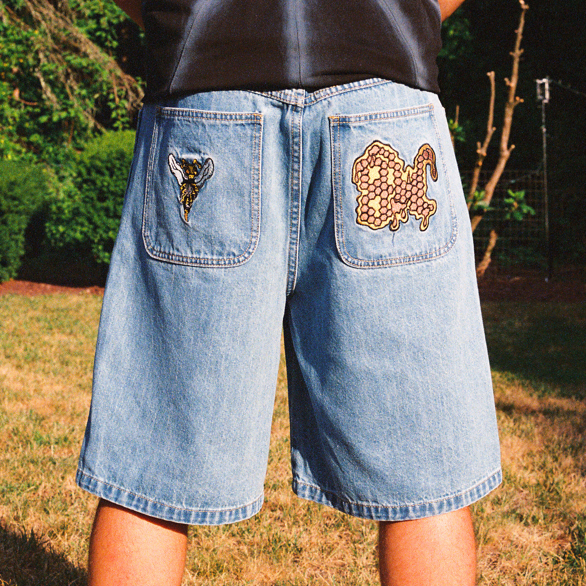 8W BEE JORTS BLUE