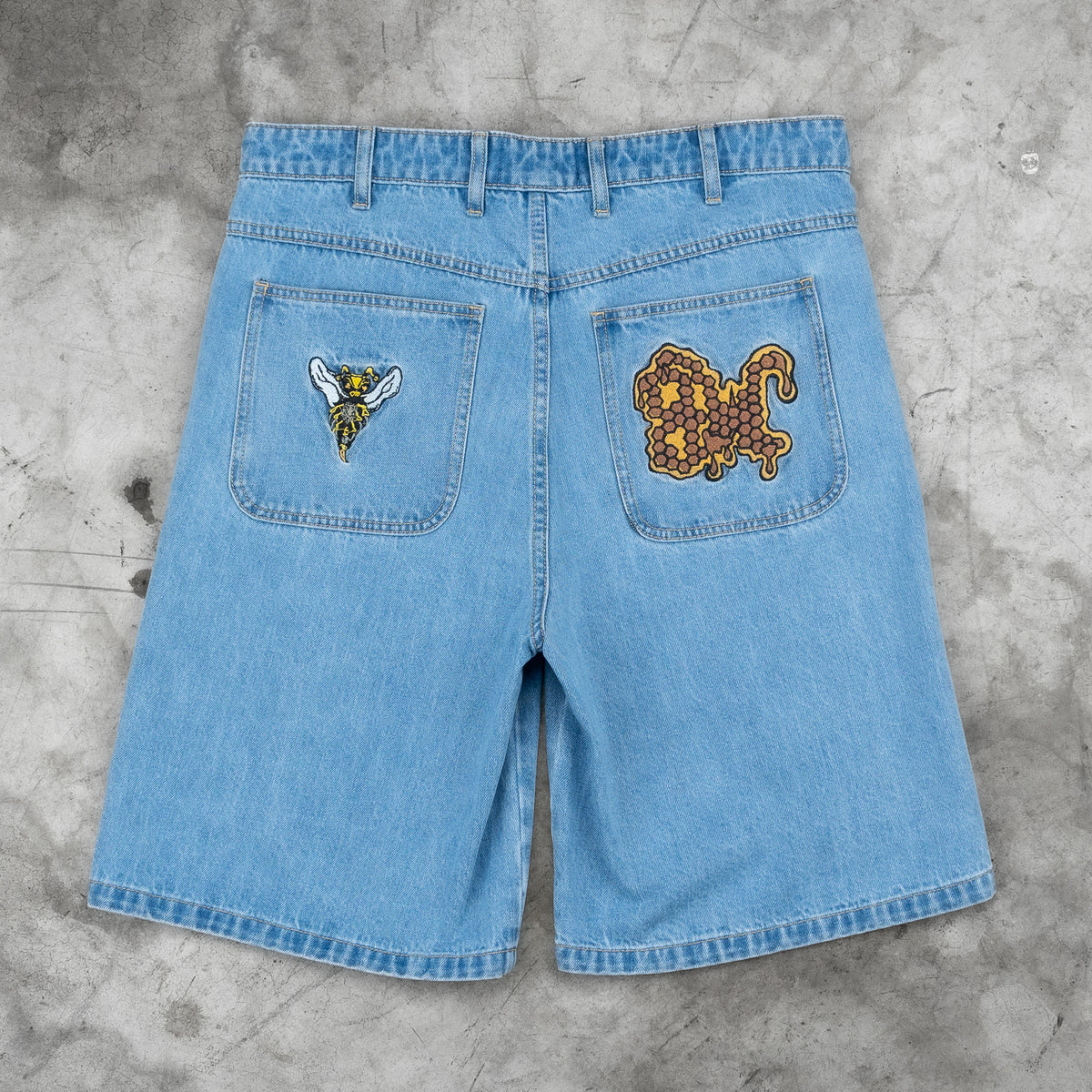 8W BEE JORTS BLUE