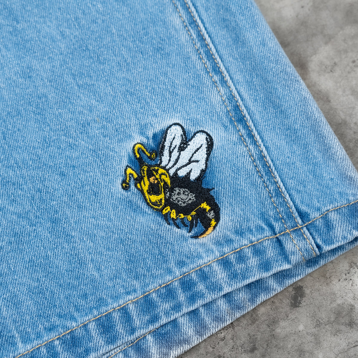 8W BEE JORTS BLUE