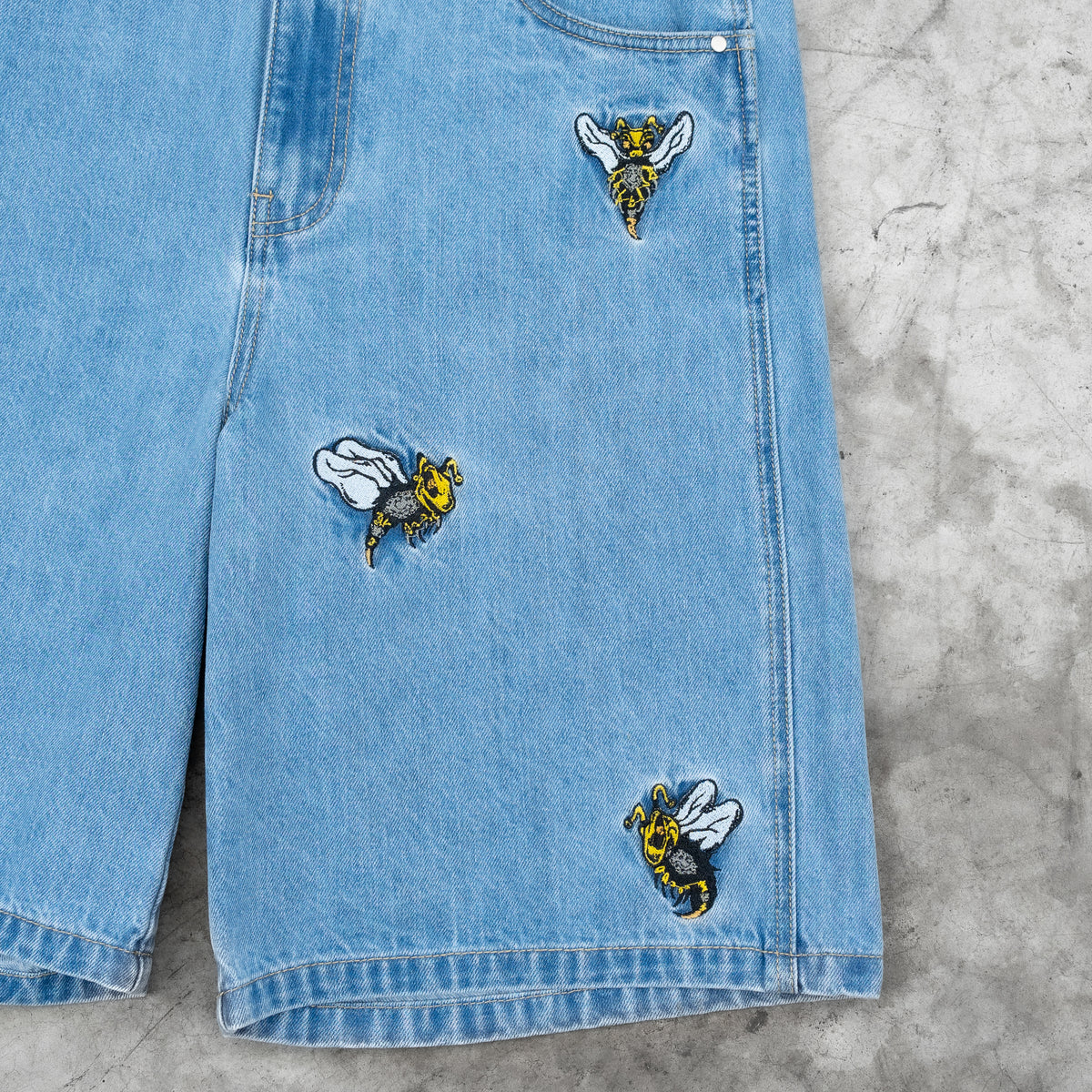 8W BEE JORTS BLUE