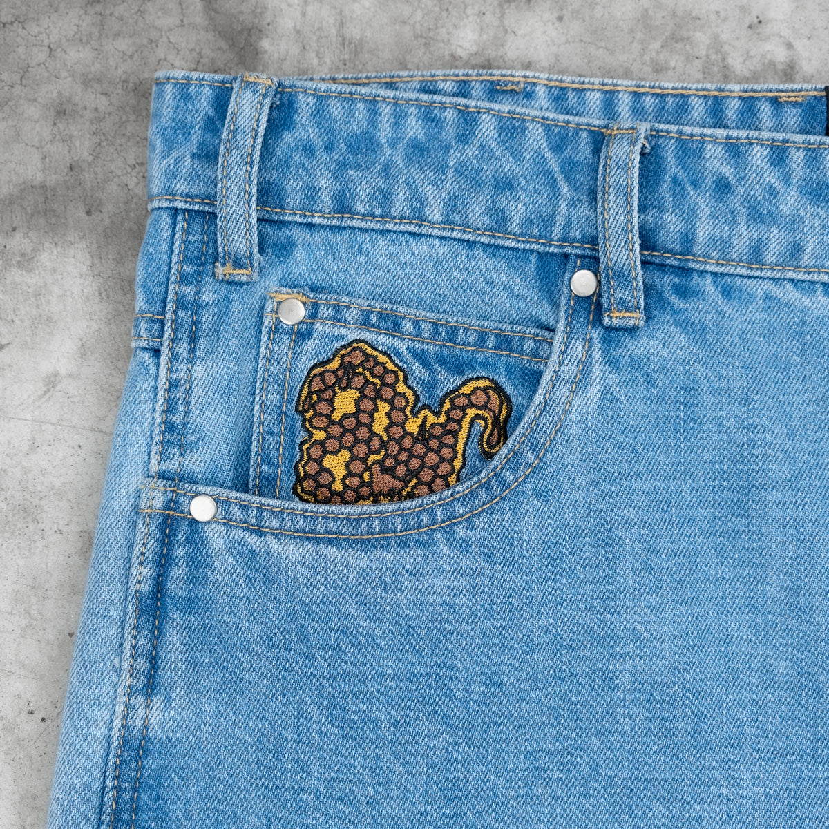 8W BEE JORTS BLUE