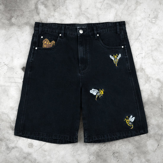 8W BEE JORTS BLACK