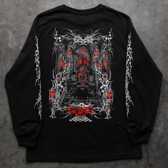 HOLLOW CHAPEL L/S TEE BLACK