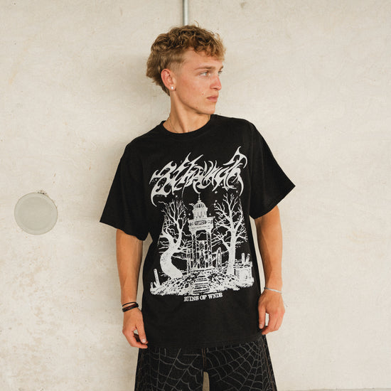 RUINS OF WNDR TEE BLACK