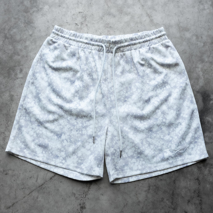 ATHLETICS MESH SHORTS MARBLE