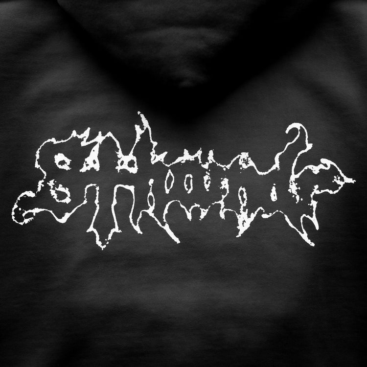 CROSS LOGO HOODIE BLACK PAINT