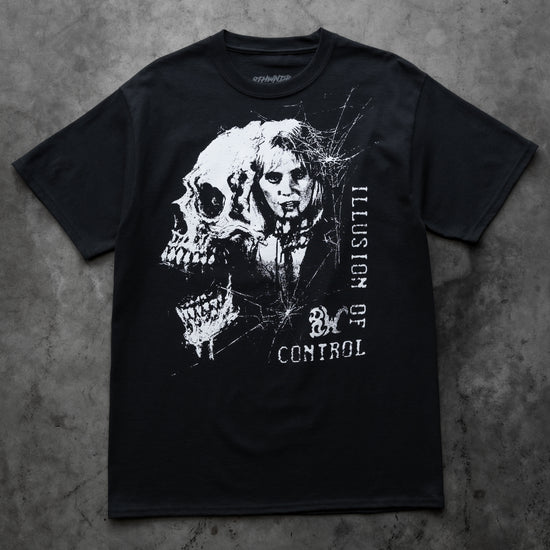 ILLUSION OF CONTROL TEE BLACK