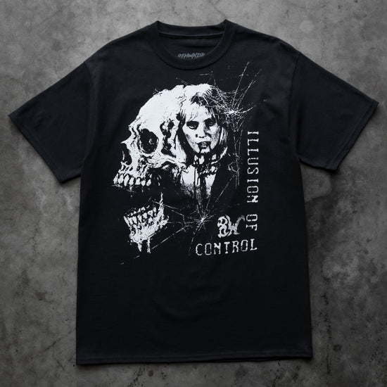 ILLUSION OF CONTROL TEE BLACK