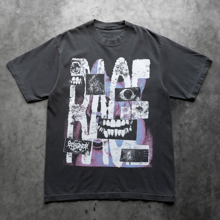 RAGE TEE VINTAGE BLACK