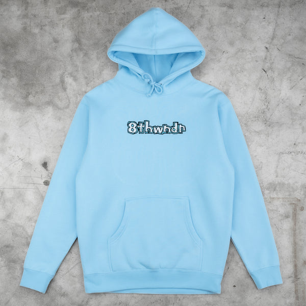 BLIND LOGO HOODIE LIGHT BLUE - Second Image