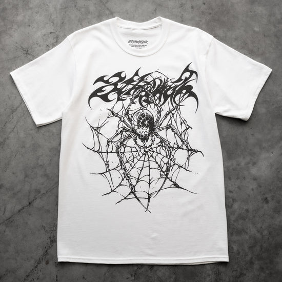 TRIBAL SPIDER TEE WHITE