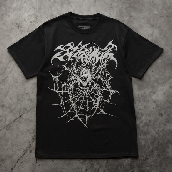 TRIBAL SPIDER TEE BLACK