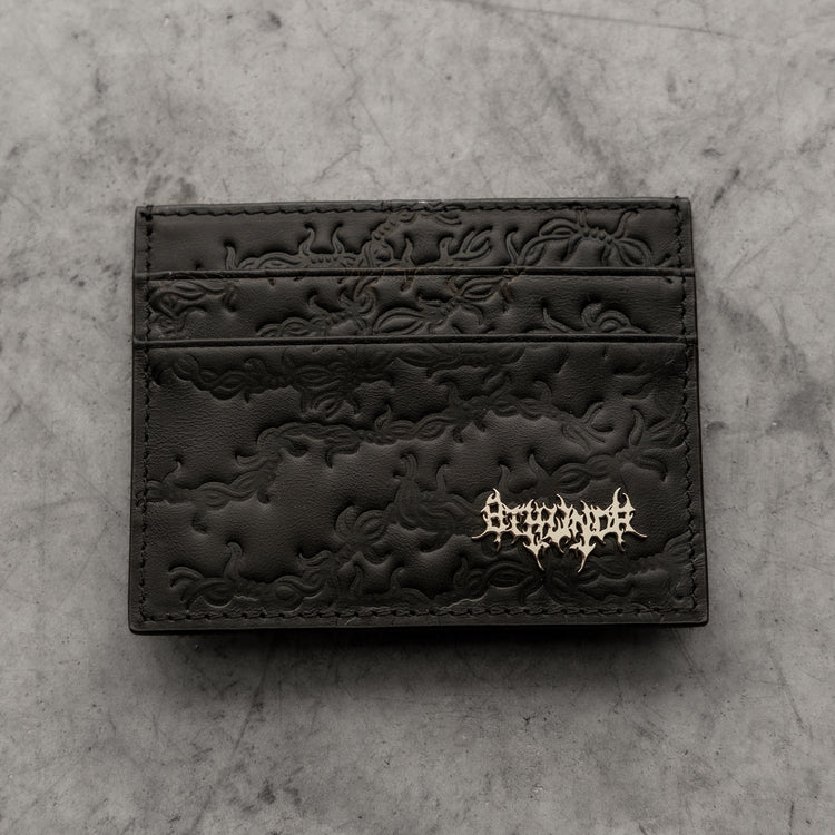 BARBED WIRE CARDHOLDER BLACK