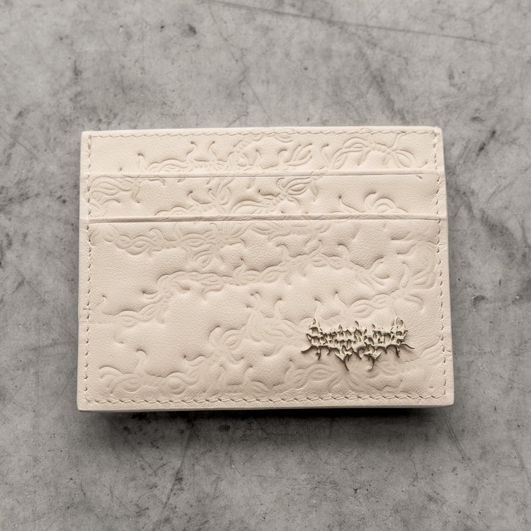 BARBED WIRE CARDHOLDER WHITE