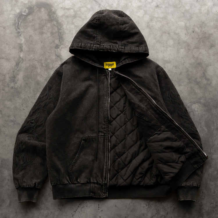 8W TRIBAL WORK JACKET BLACK
