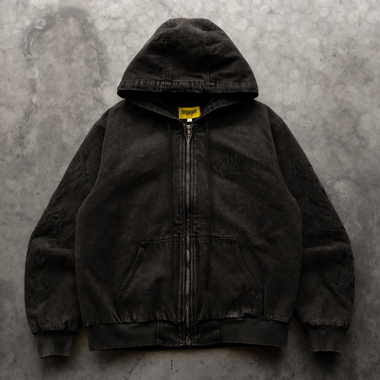 8W TRIBAL WORK JACKET BLACK
