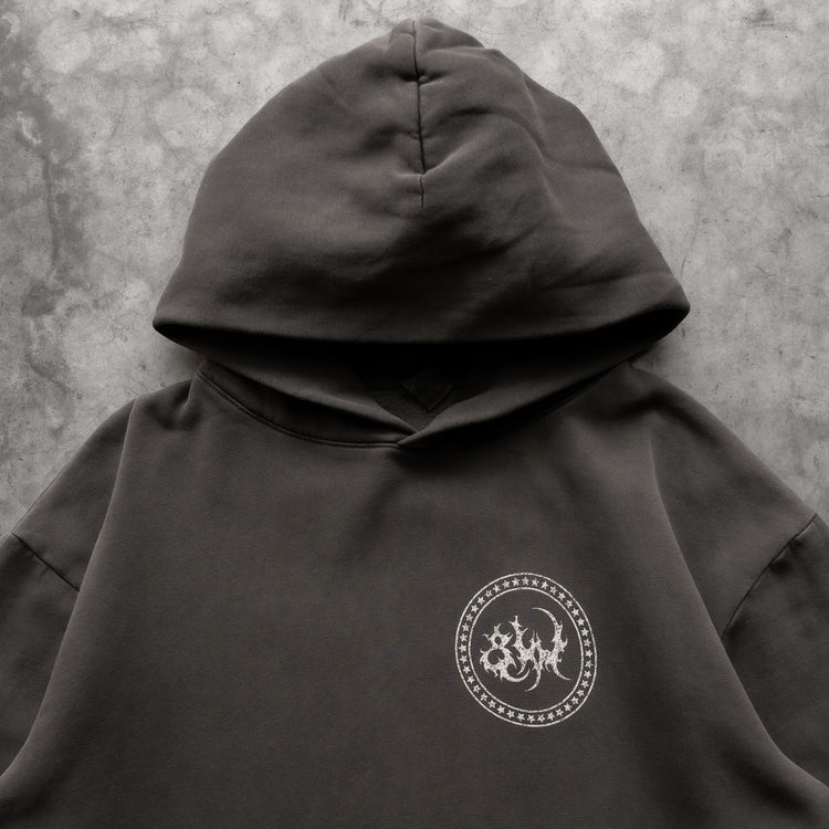 COIN HOODIE VINTAGE BLACK