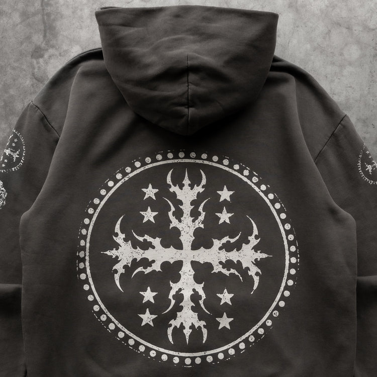 COIN HOODIE VINTAGE BLACK