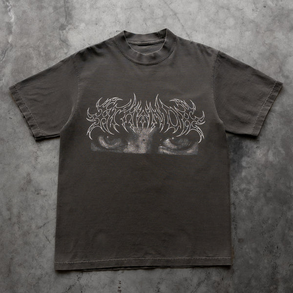 EYES TEE VINTAGE BLACK - Second Image
