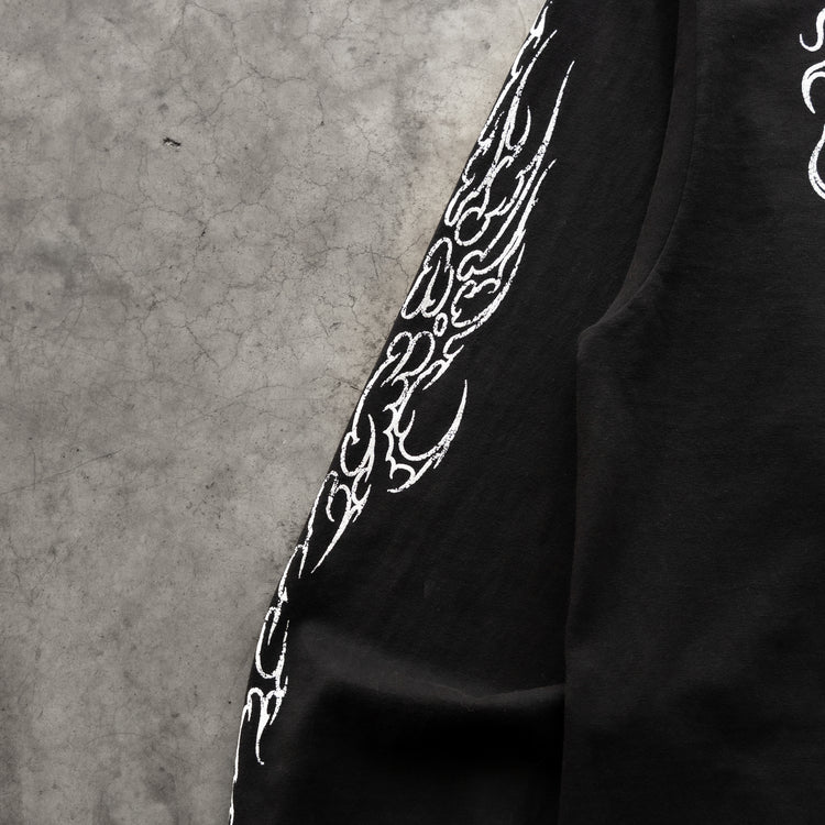 SHATTERED REFLECTIONS L/S TEE BLACK